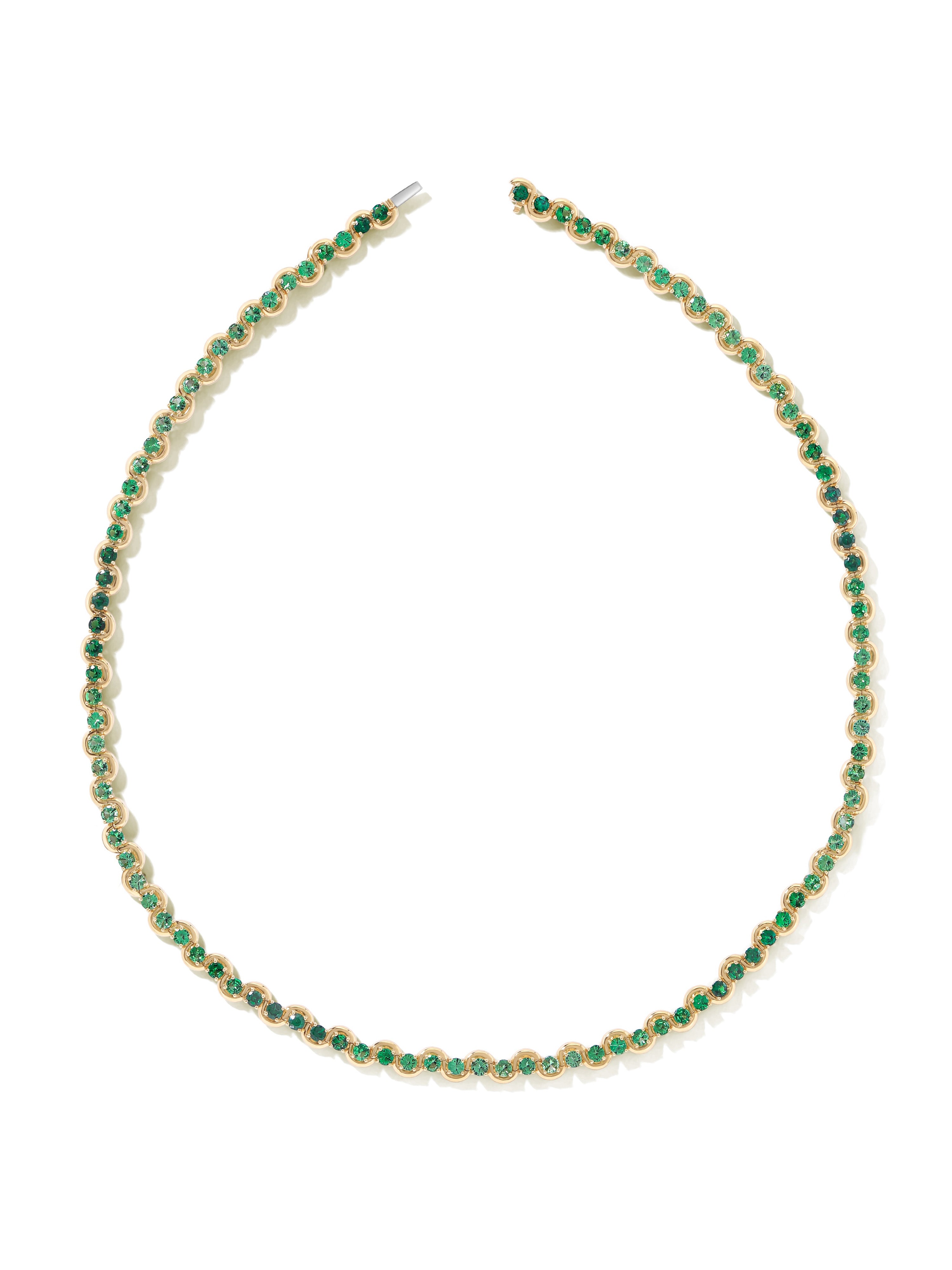 Edessa Forest Tennis Necklace