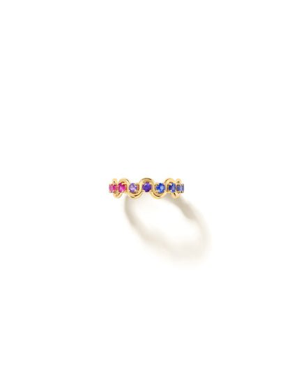 Edessa Mist Sapphire Eternity Ring