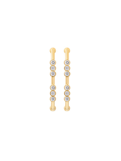Markeli Major Hoop Diamond Earrings