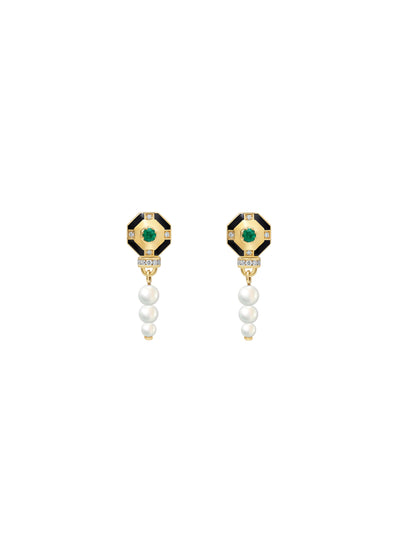 Genil Enchantress Pearl Drop Earrings