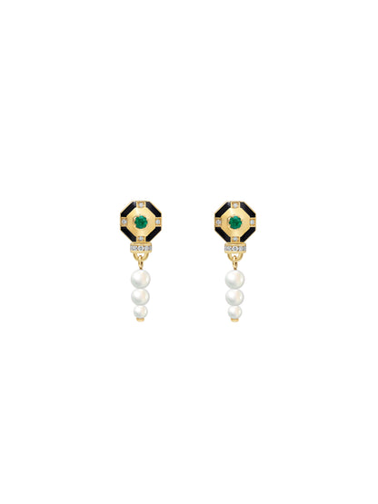 Genil Enchantress Pearl Drop Earrings