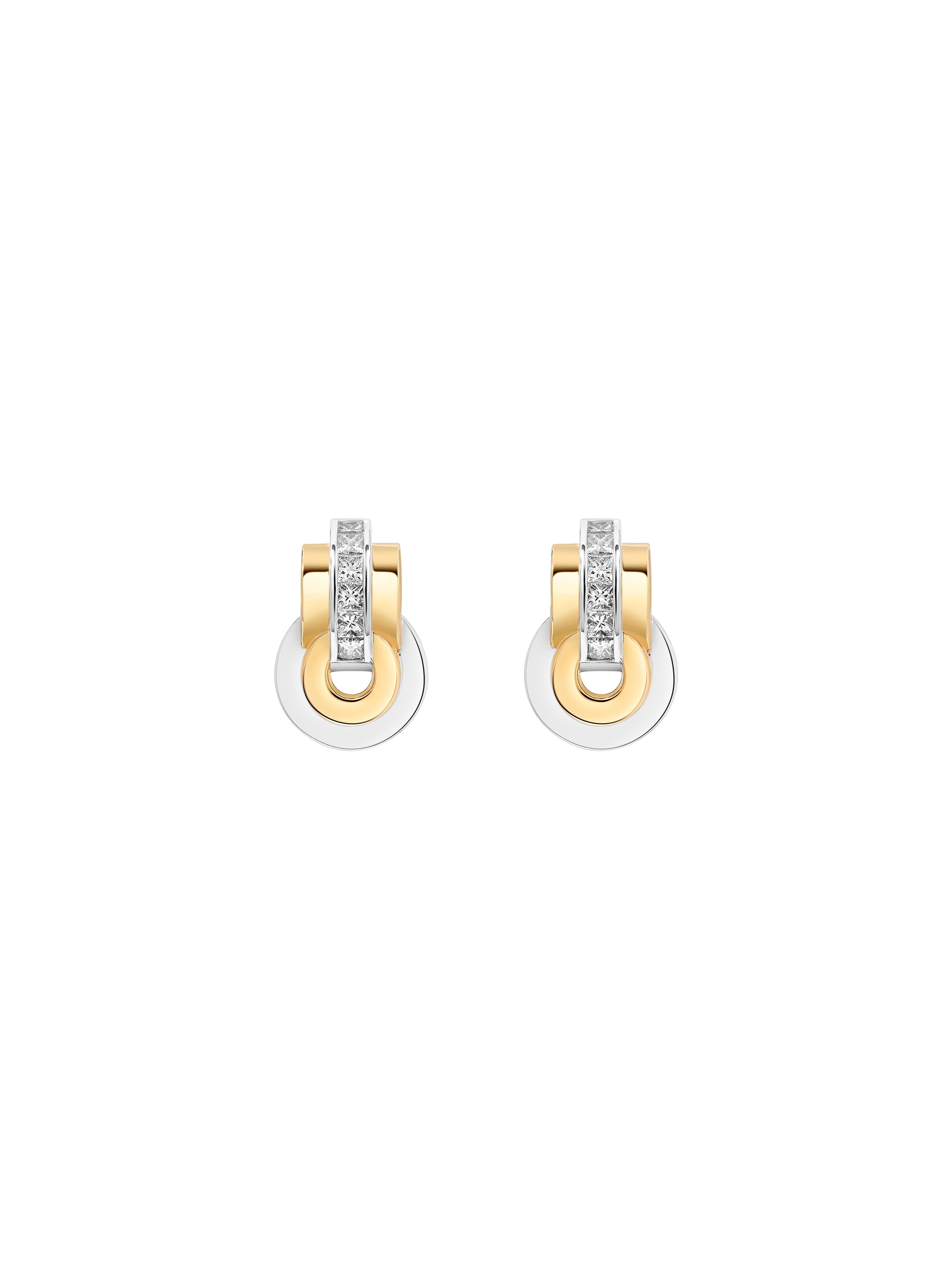 Raisina Diamond Two Toned Earrings