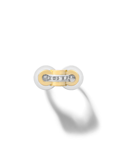 Raisina Diamond Two-Toned Ring