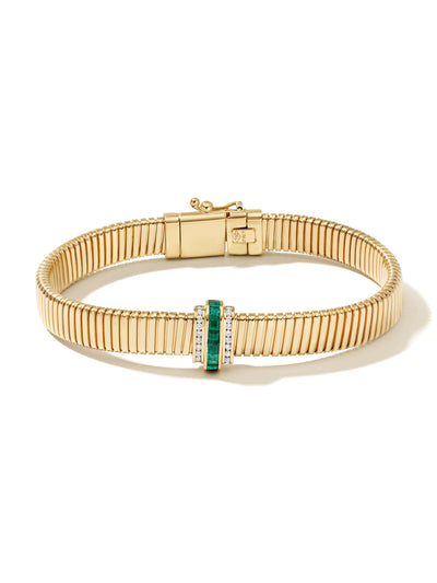 Raisina Emerald Tubogas Bracelet