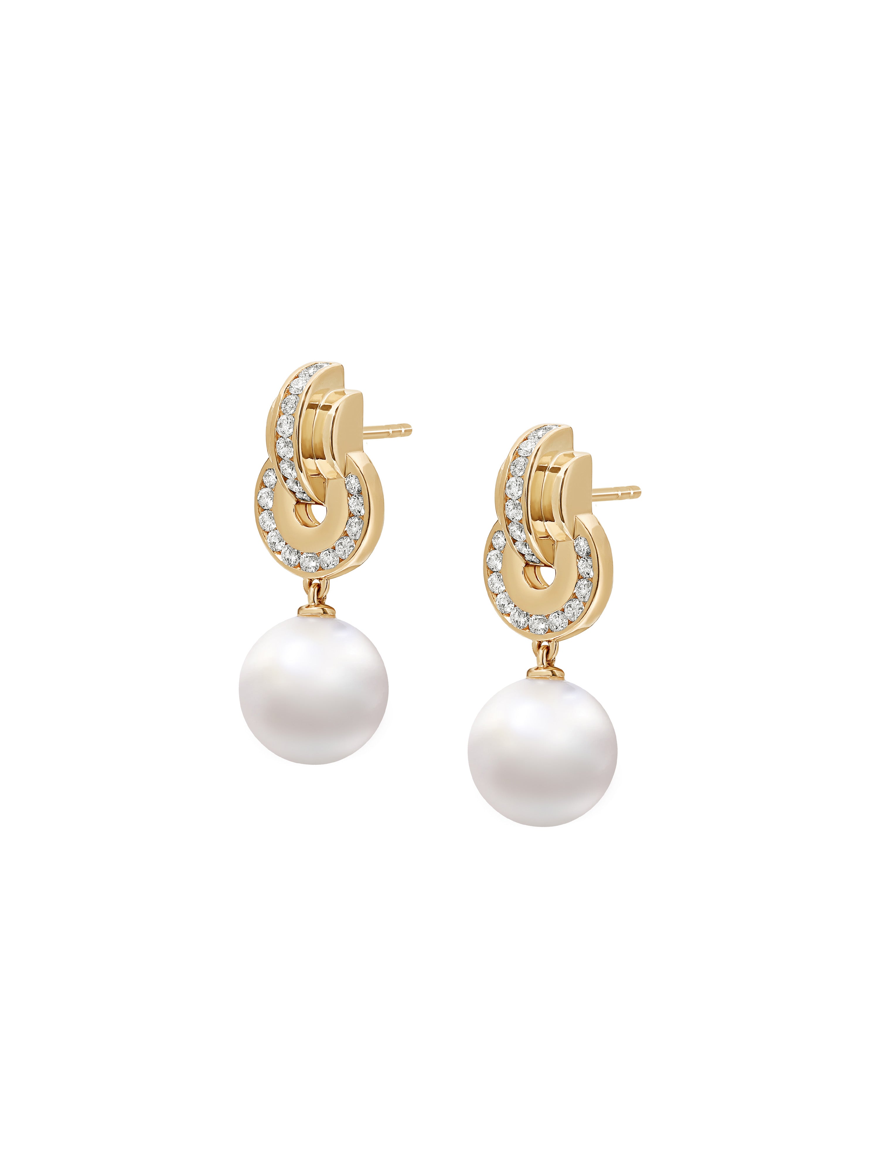 Raisina Diamond Pearl Drop Earrings