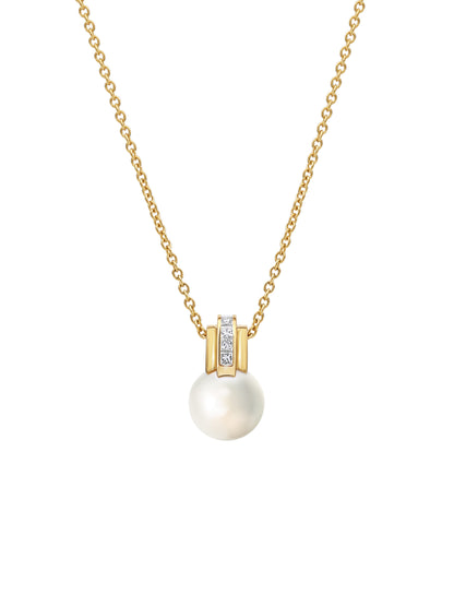 Raisina Diamond Pearl Pendant