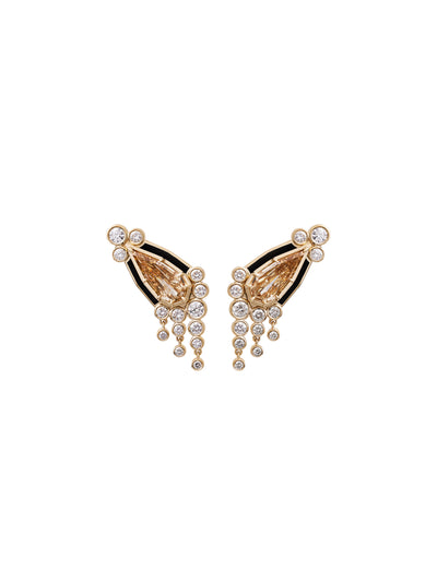 Sanssouci Bloom Honey Diamond Earrings