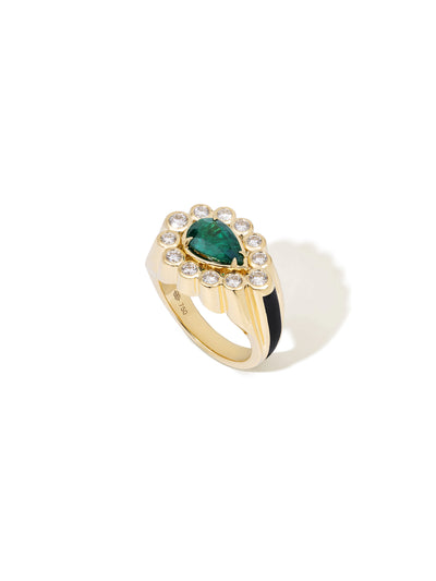 Sanssouci Bloom Emerald Ring