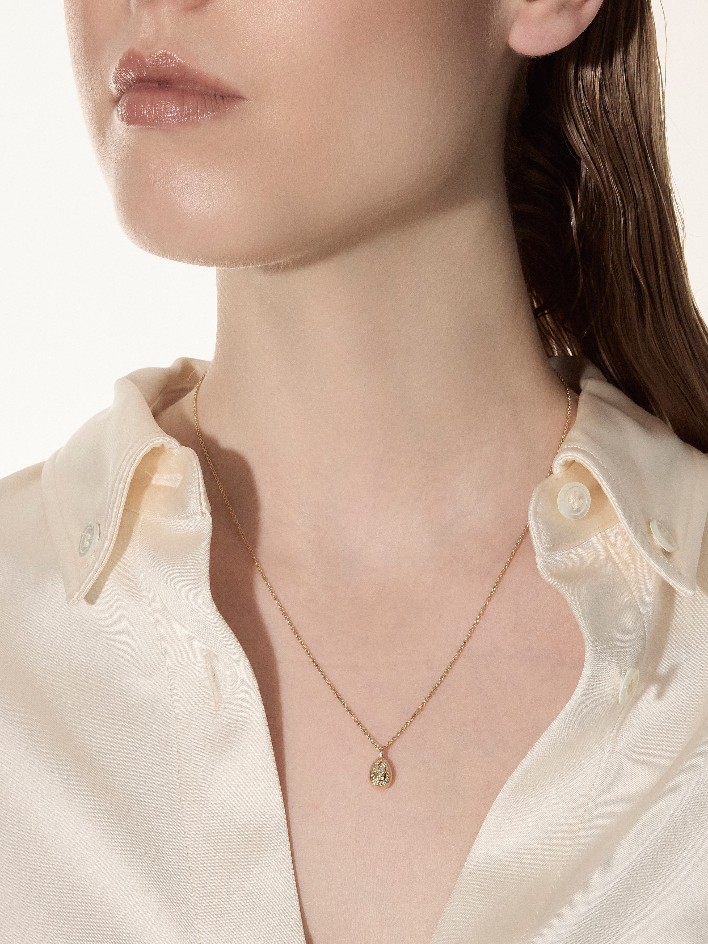 Cosmic Egg Petite Diamond Pendant