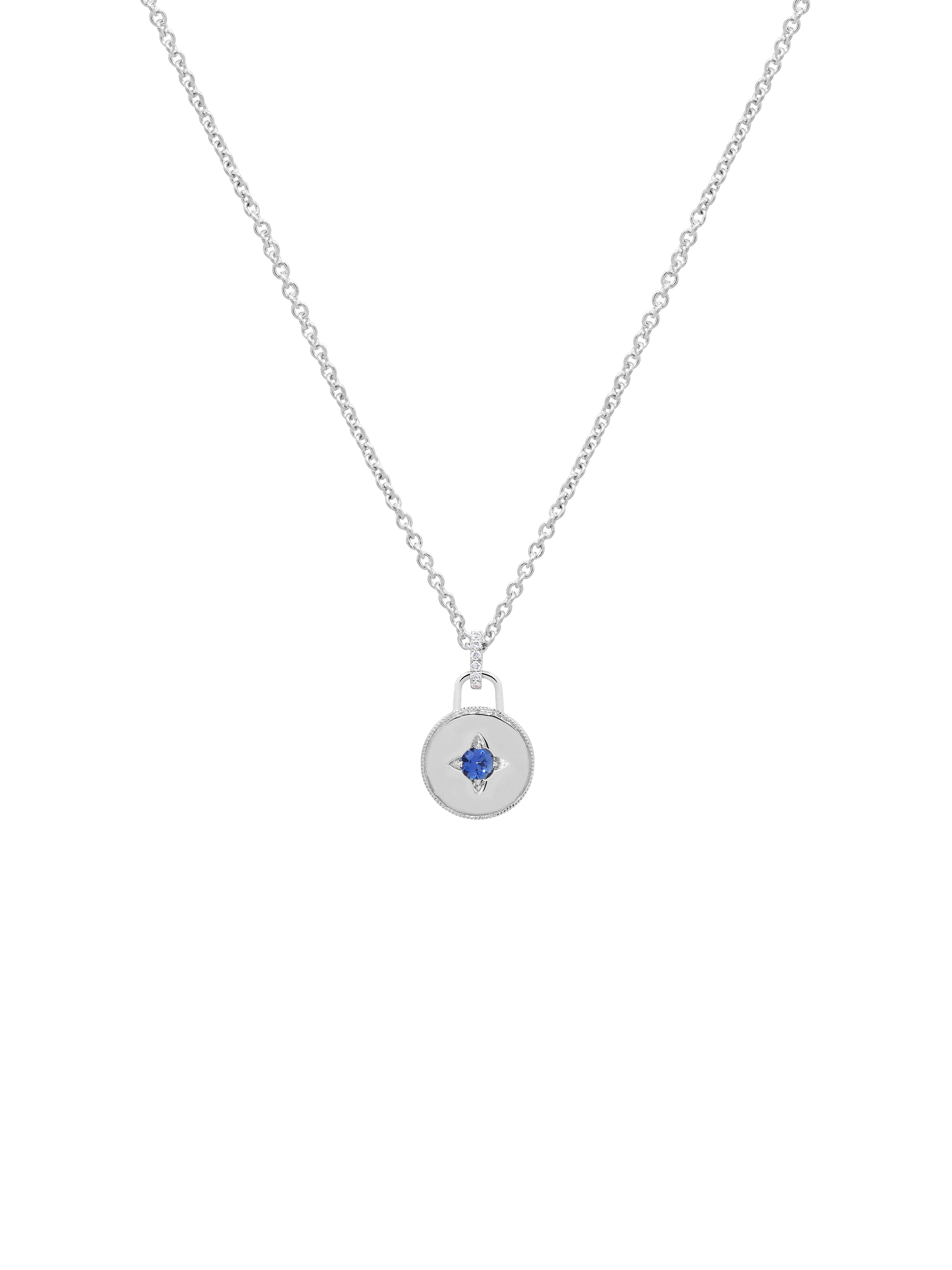 Drew Warisan Minor Blue Sapphire Pendant