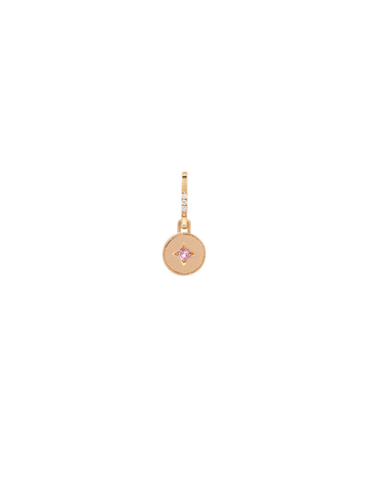 Drew Warisan Minor Pink Sapphire Pendant Drop Earrings