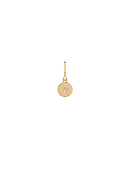 Drew Warisan Minor Pink Sapphire Pendant Drop Earrings