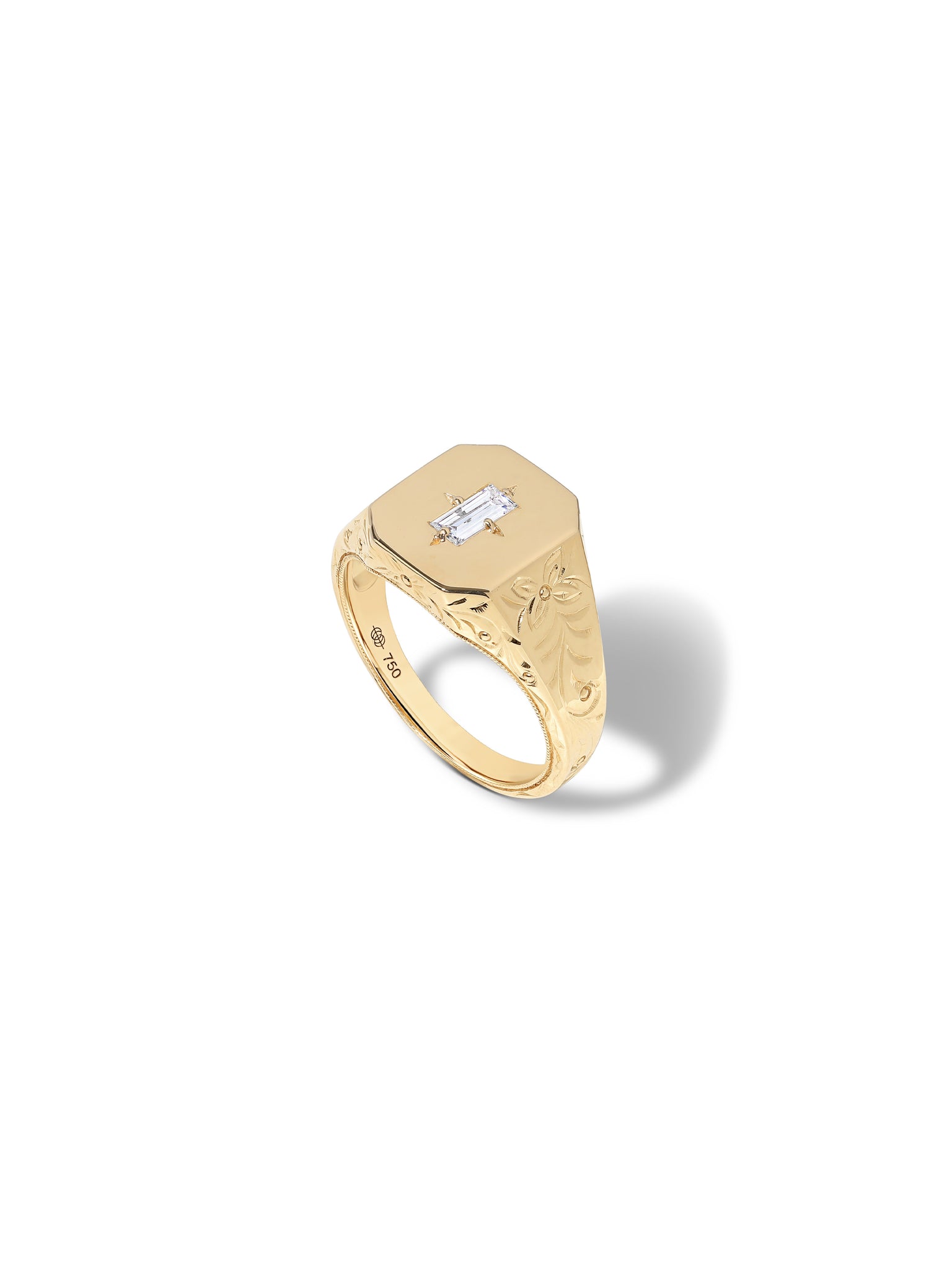 Spade Warisan Diamond Signet Ring