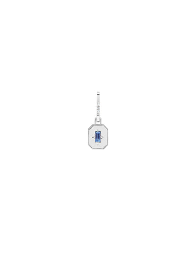 Spade Warisan Minor Blue Sapphire Pendant Drop Earrings
