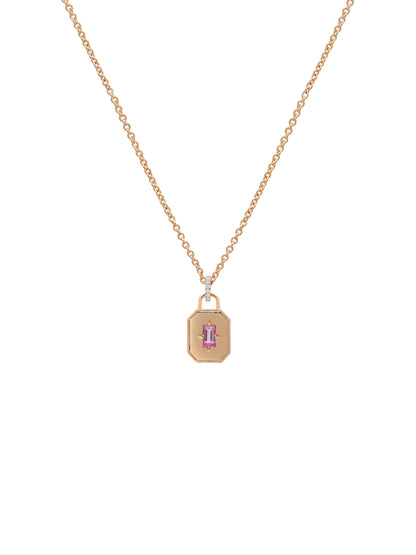 Spade Warisan Minor Pink Sapphire Pendant