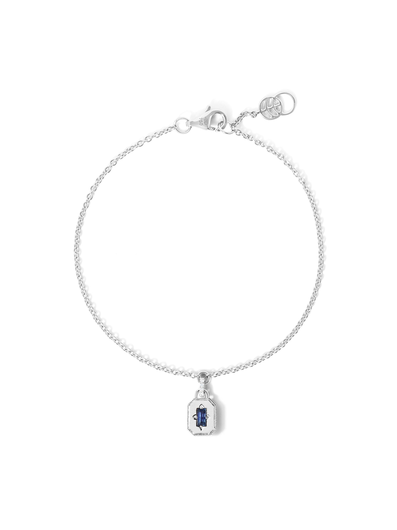 Spade Warisan Petite Blue Sapphire Bracelet