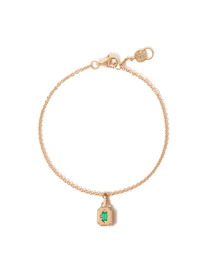 Spade Warisan Petite Emerald Bracelet