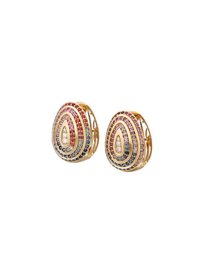 Cosmic Egg Confetti Orbit Earrings