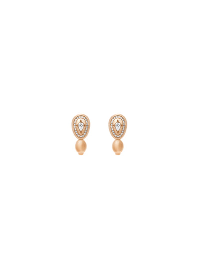 Cosmic Egg Diamond Hoop Earrings