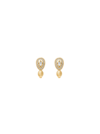 Cosmic Egg Diamond Hoop Earrings