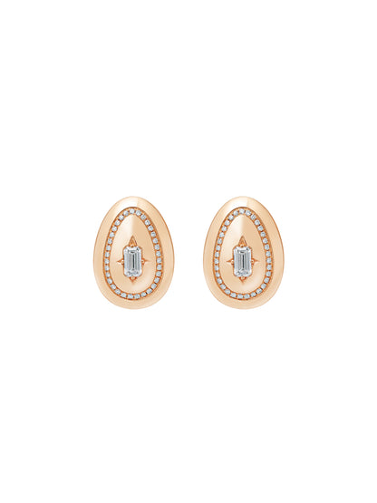 Cosmic Egg Diamond Earrings