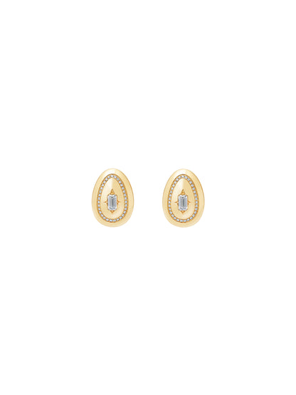 Cosmic Egg Diamond Earrings