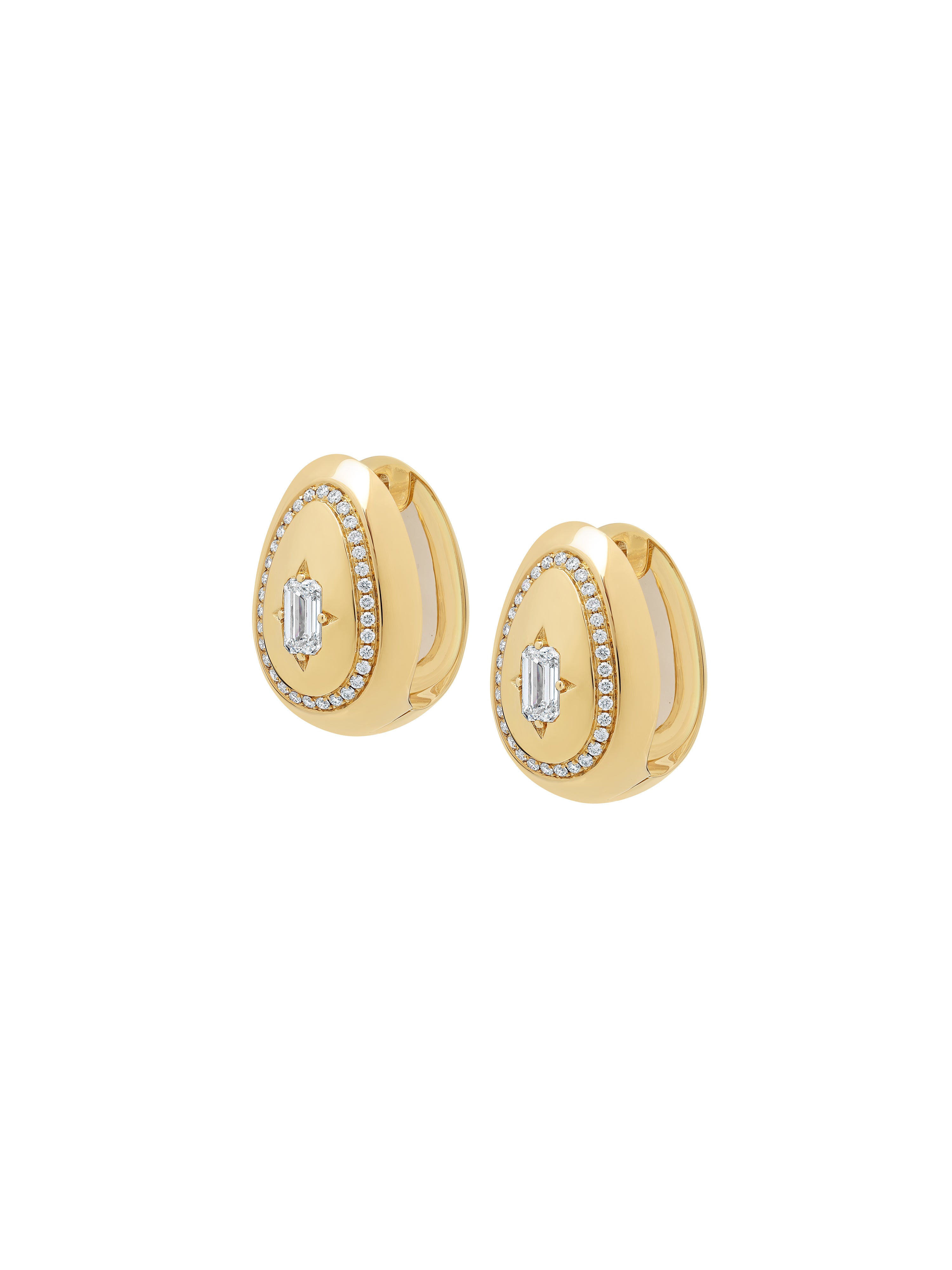 Cosmic Egg Diamond Earrings