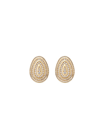 Cosmic Egg Diamond Orbit Earrings