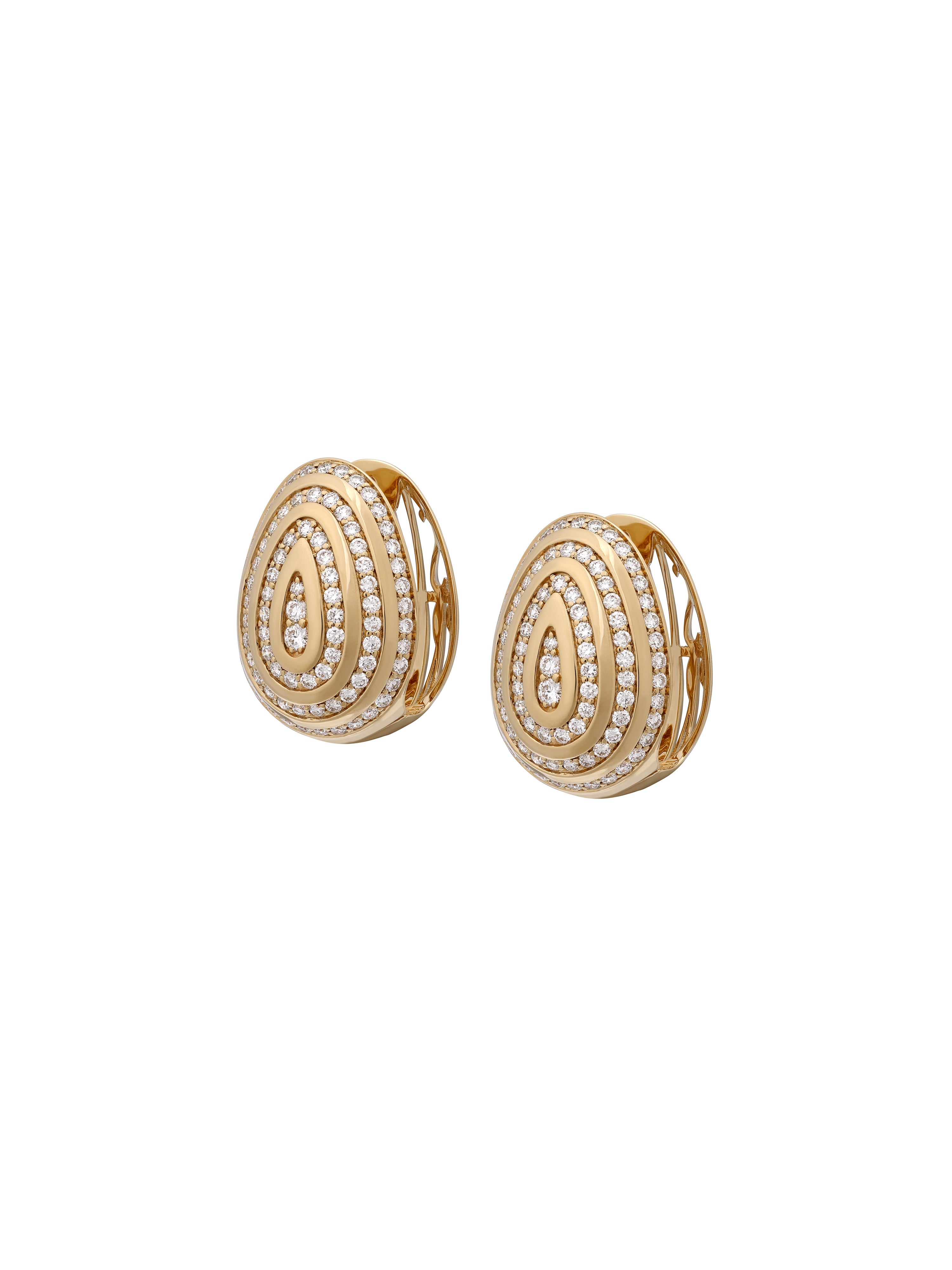 Cosmic Egg Diamond Orbit Earrings