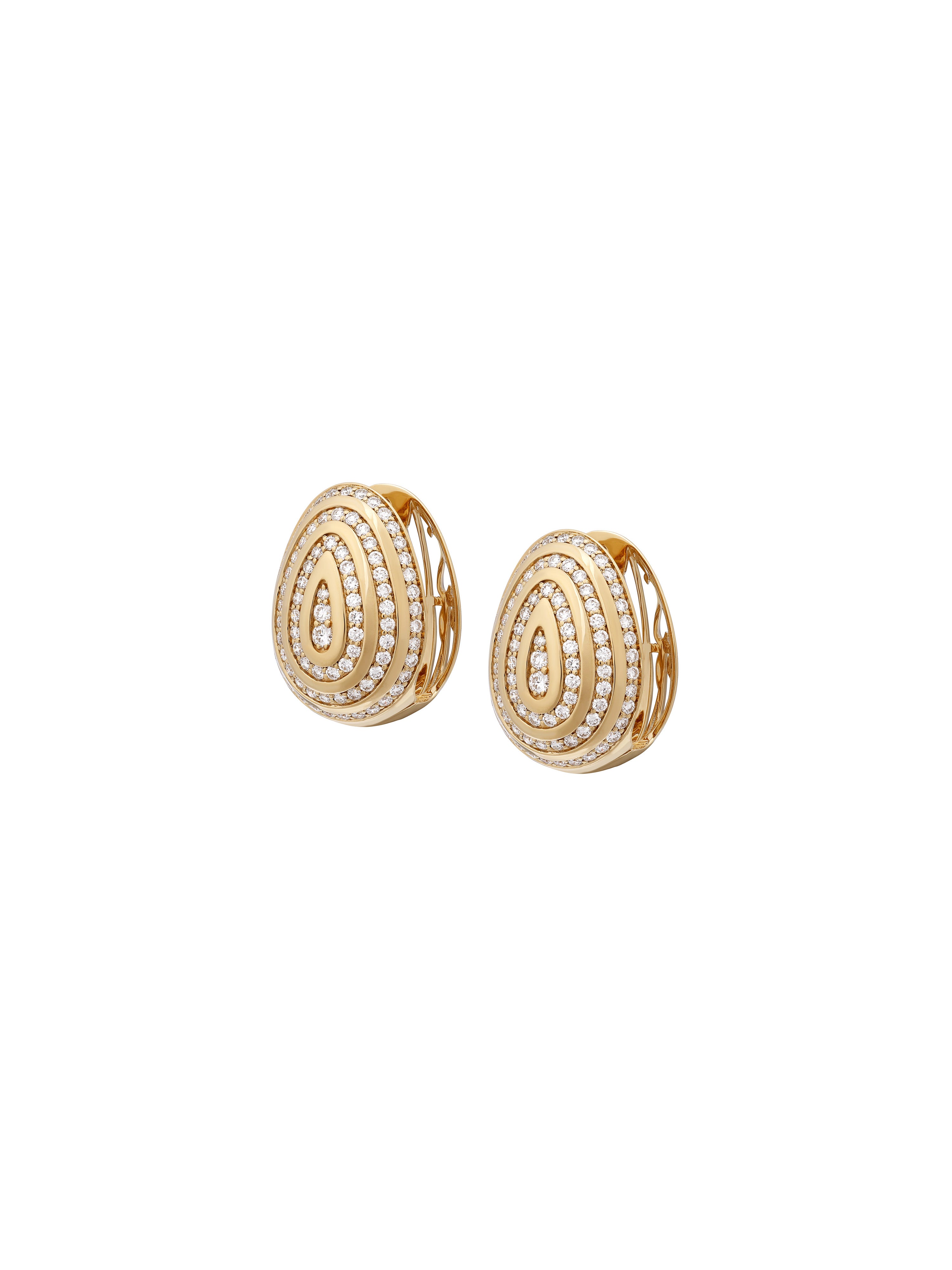 Cosmic Egg Diamond Orbit Earrings
