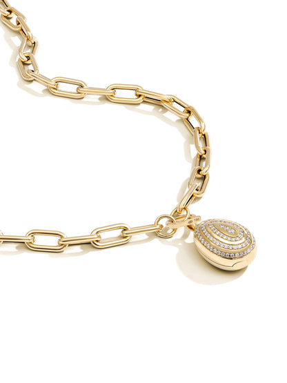 Cosmic Egg Diamond Orbit Locket Pendant