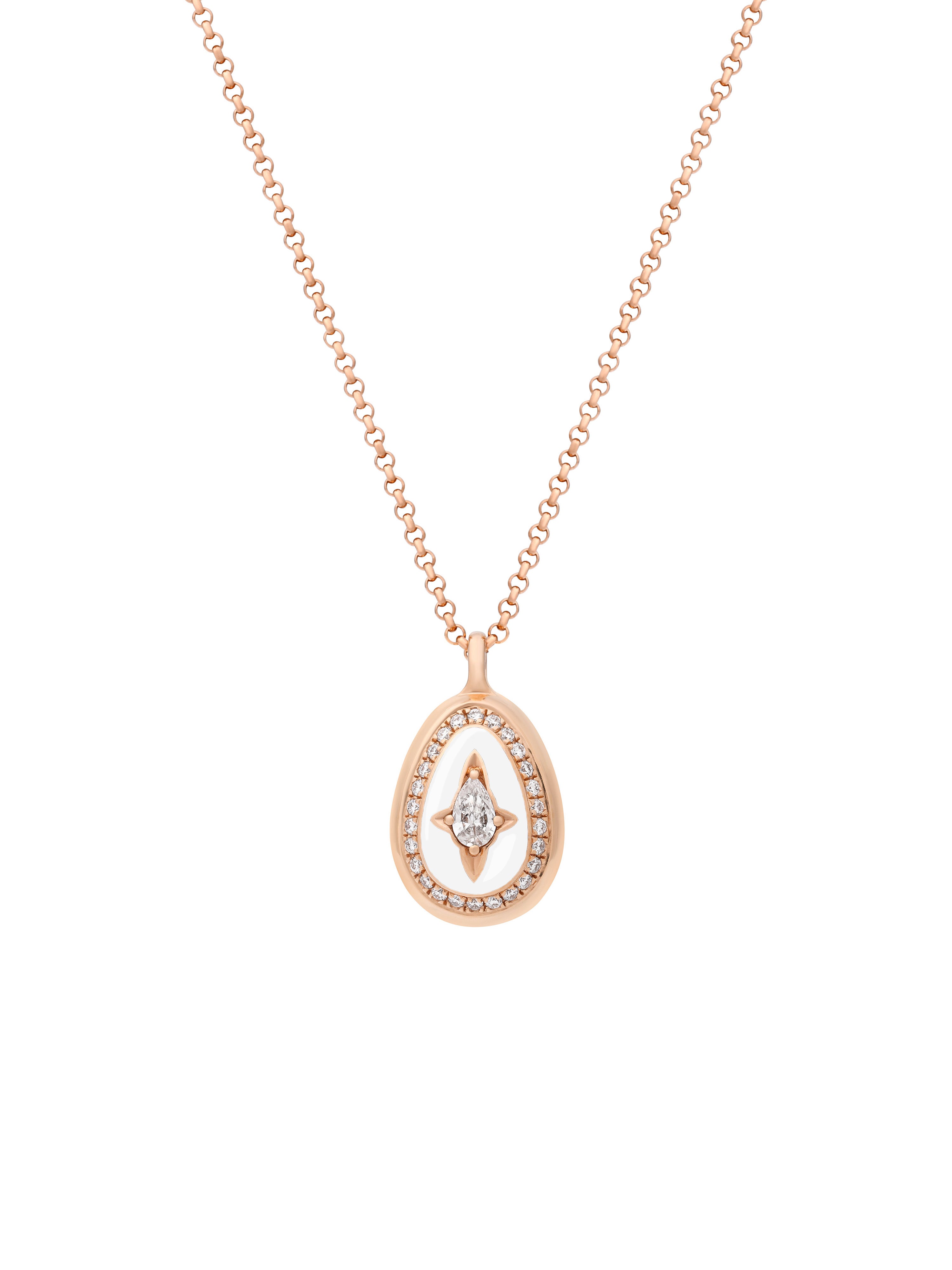Cosmic Egg Minor Bone White Pendant