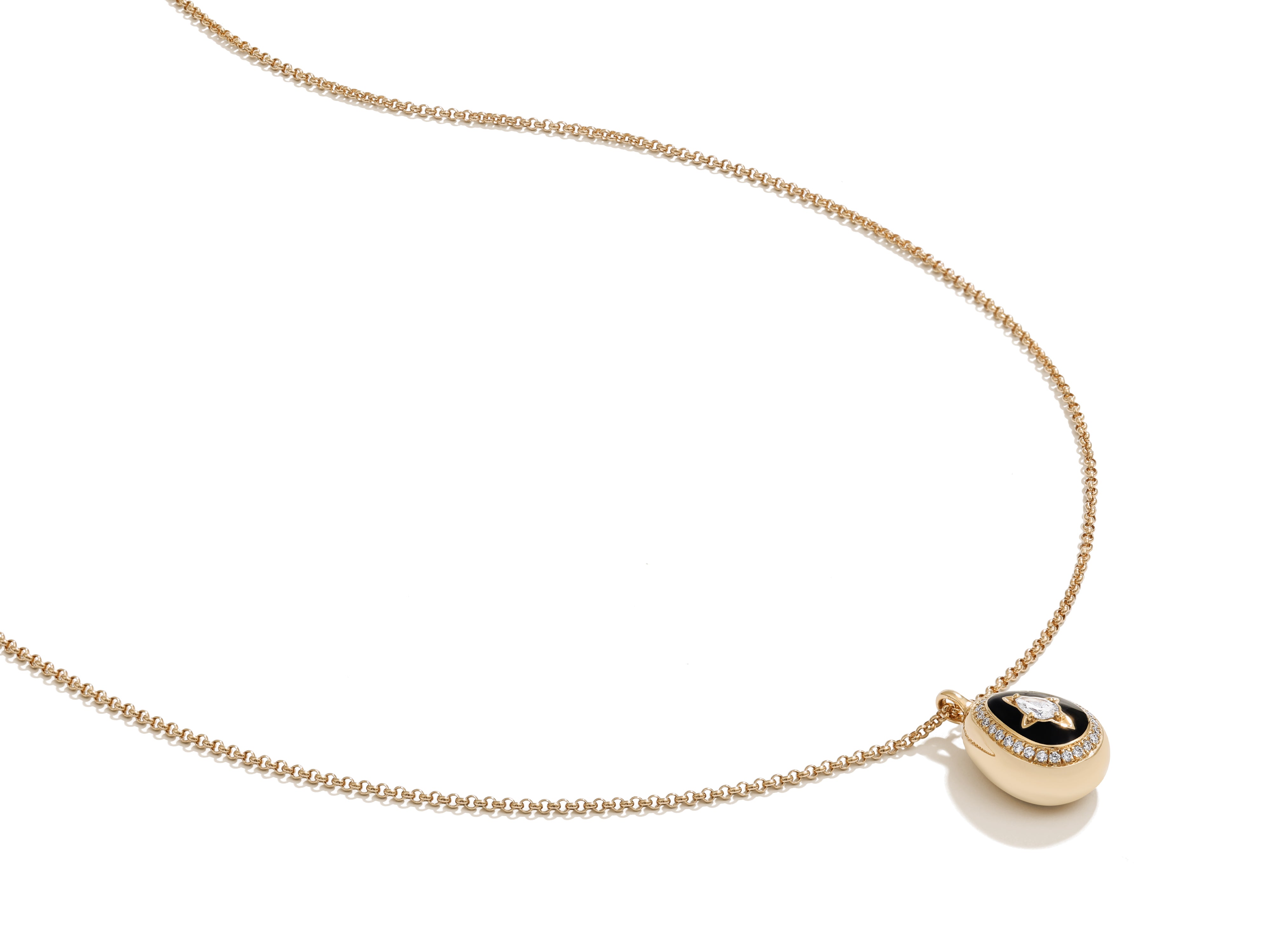 Cosmic Egg Minor Jet Black Pendant