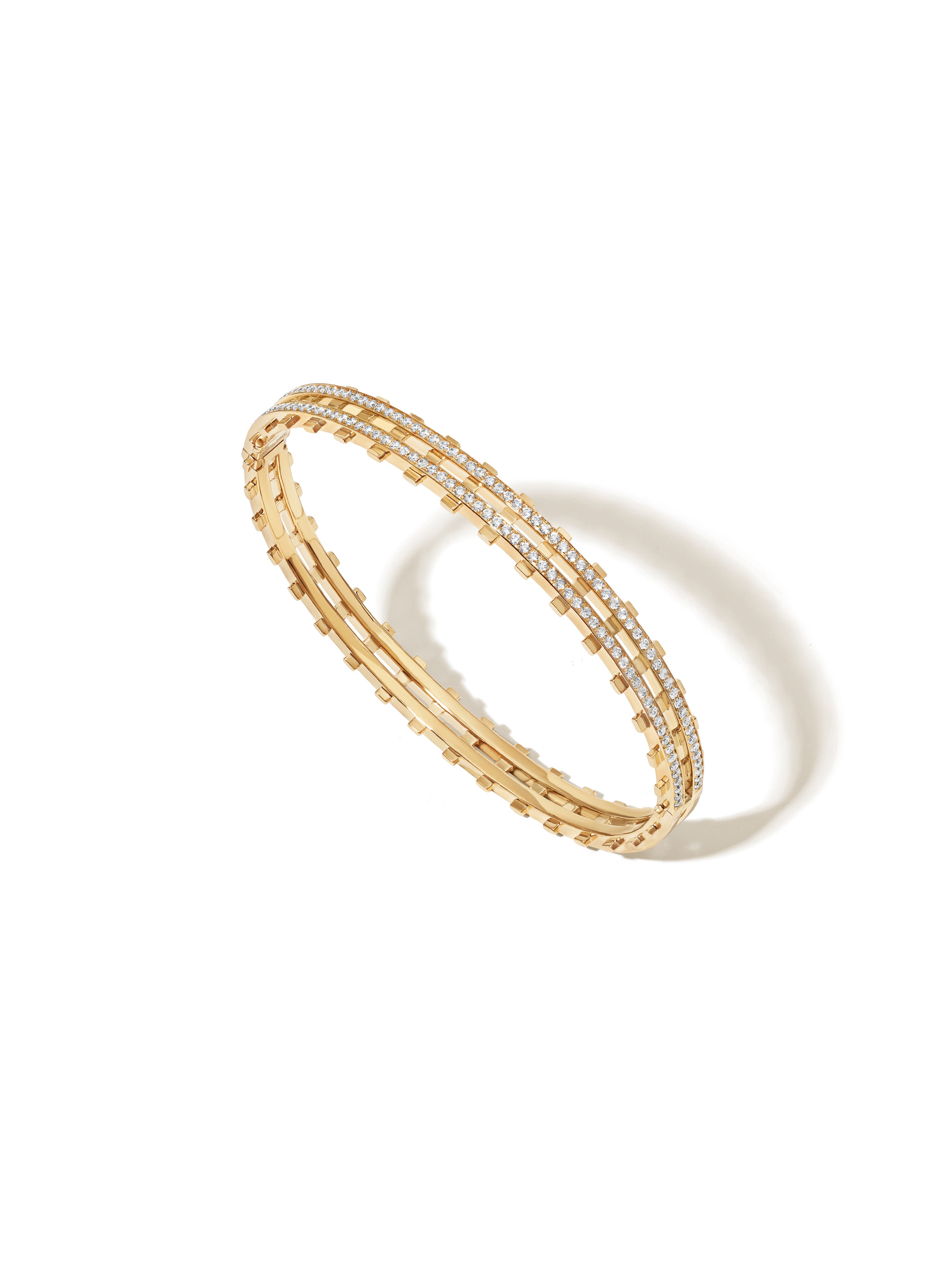 Railroad Pavé Bangle