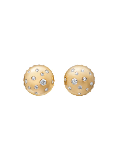 Toadstool Diamond Earrings