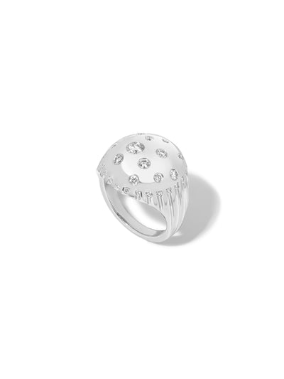 Toadstool Diamond Bombé Ring