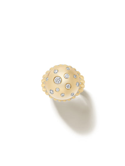 Toadstool Diamond Bombé Ring
