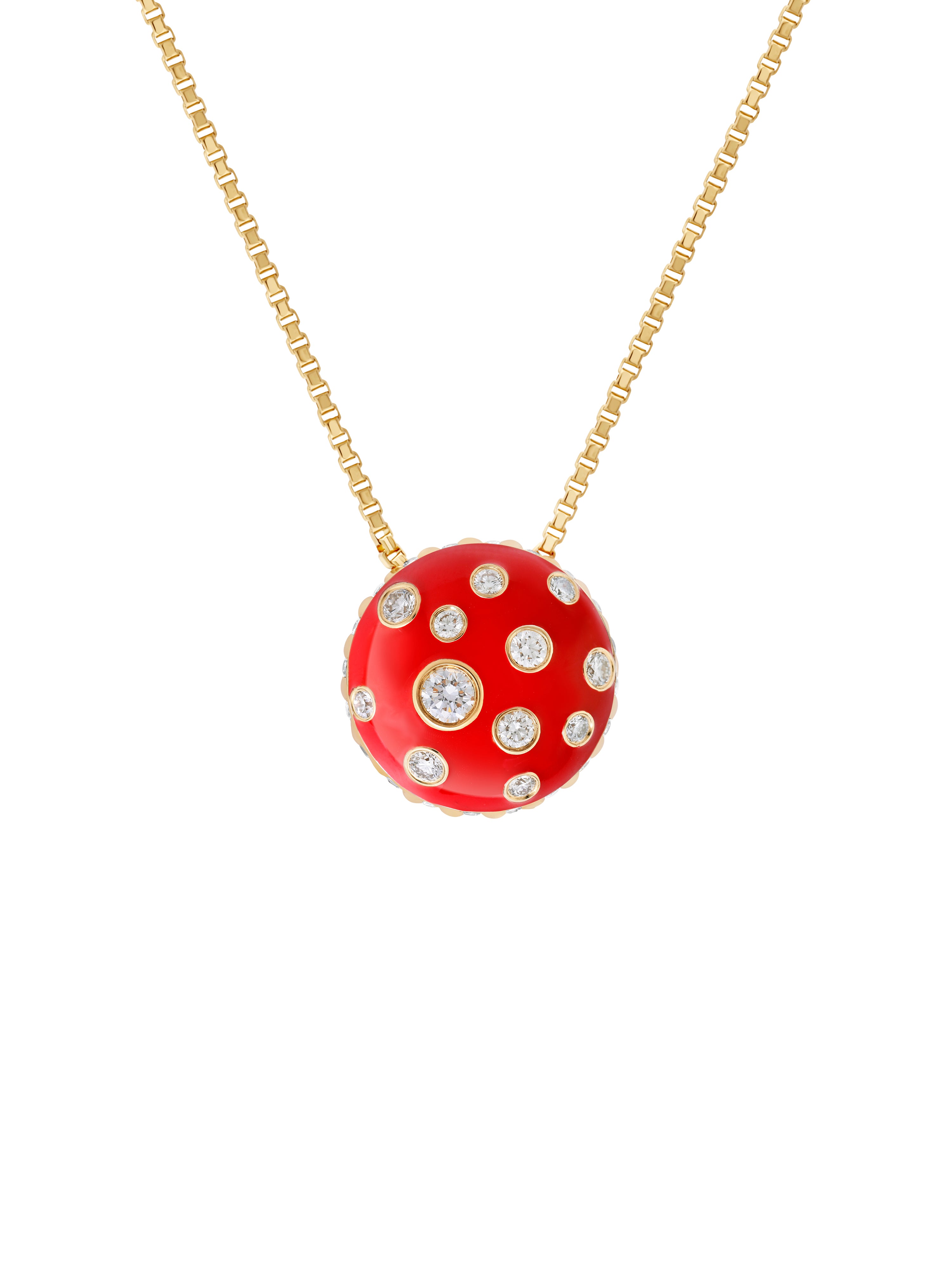 Toadstool Red Pendant