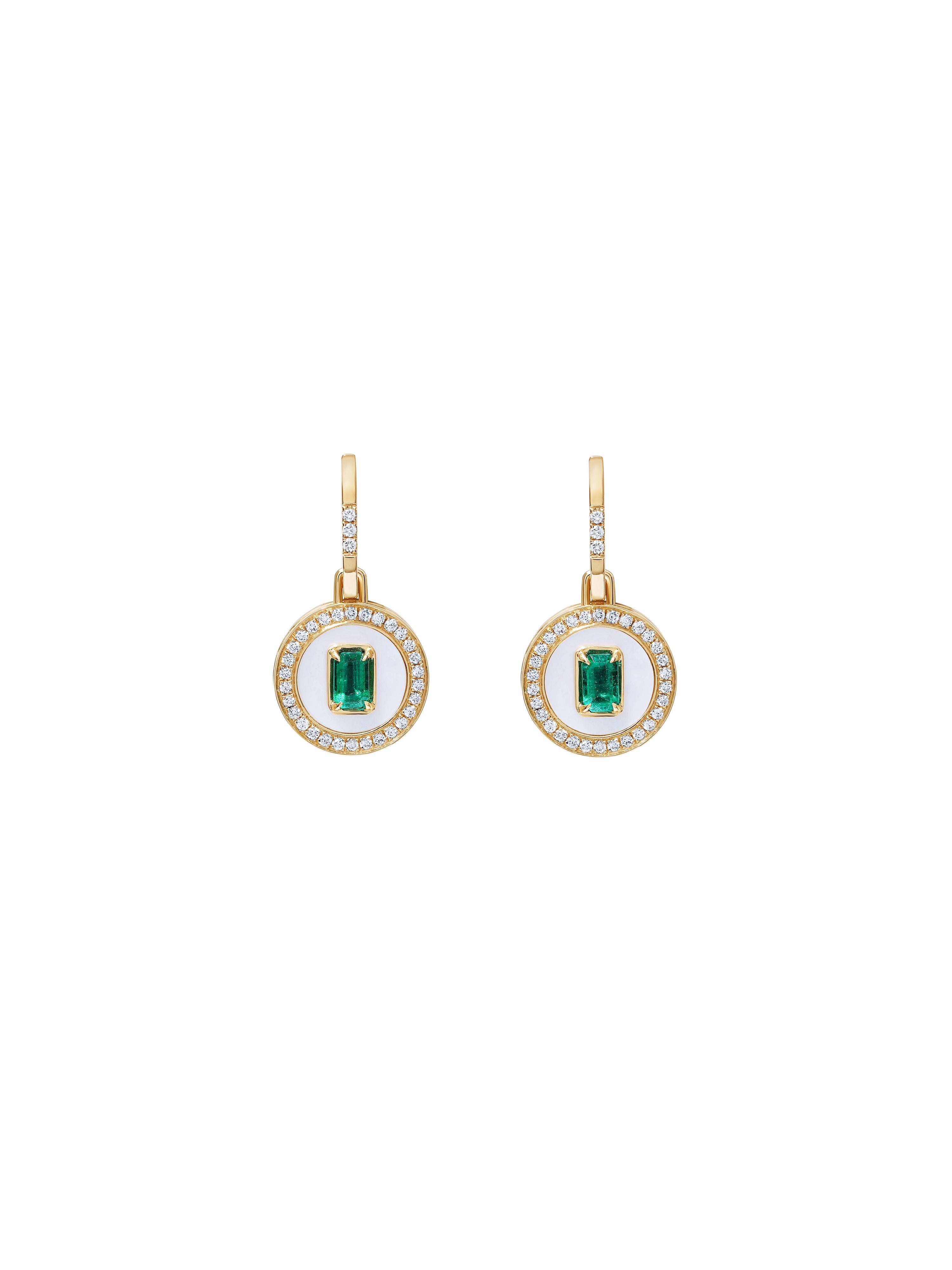 Aebi Snowdrop Pendant Drop Earrings