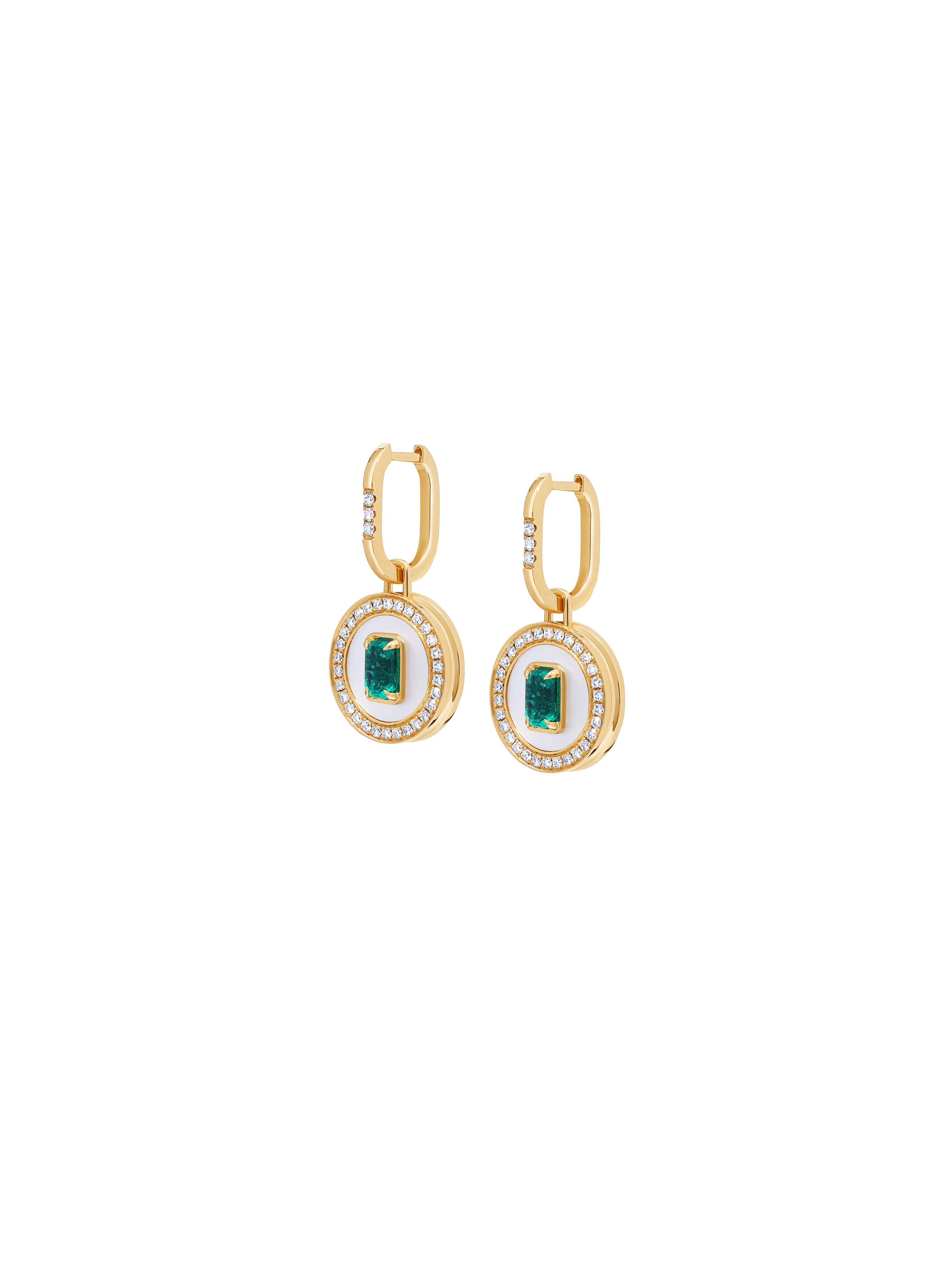 Aebi Snowdrop Pendant Drop Earrings