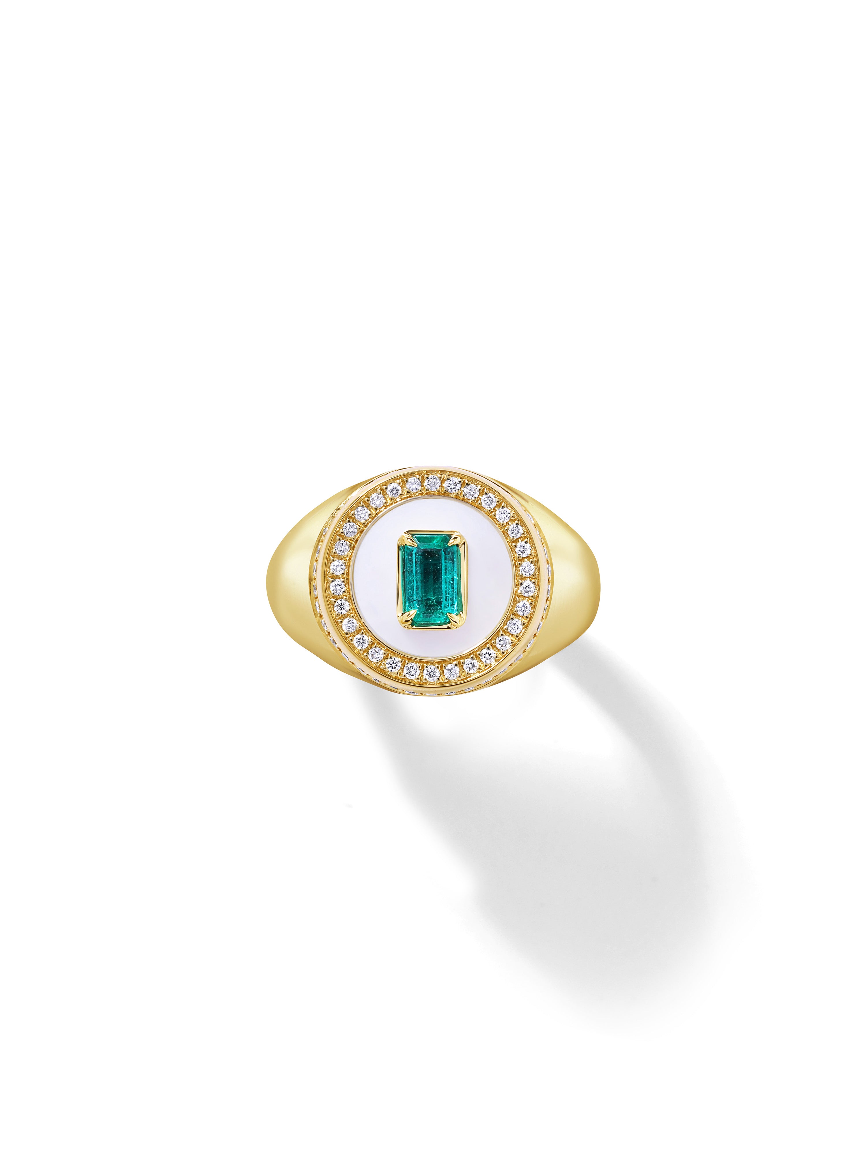 Aebi Snowdrop Signet Ring