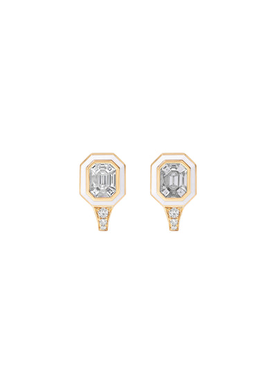Cabot Bone White Earrings