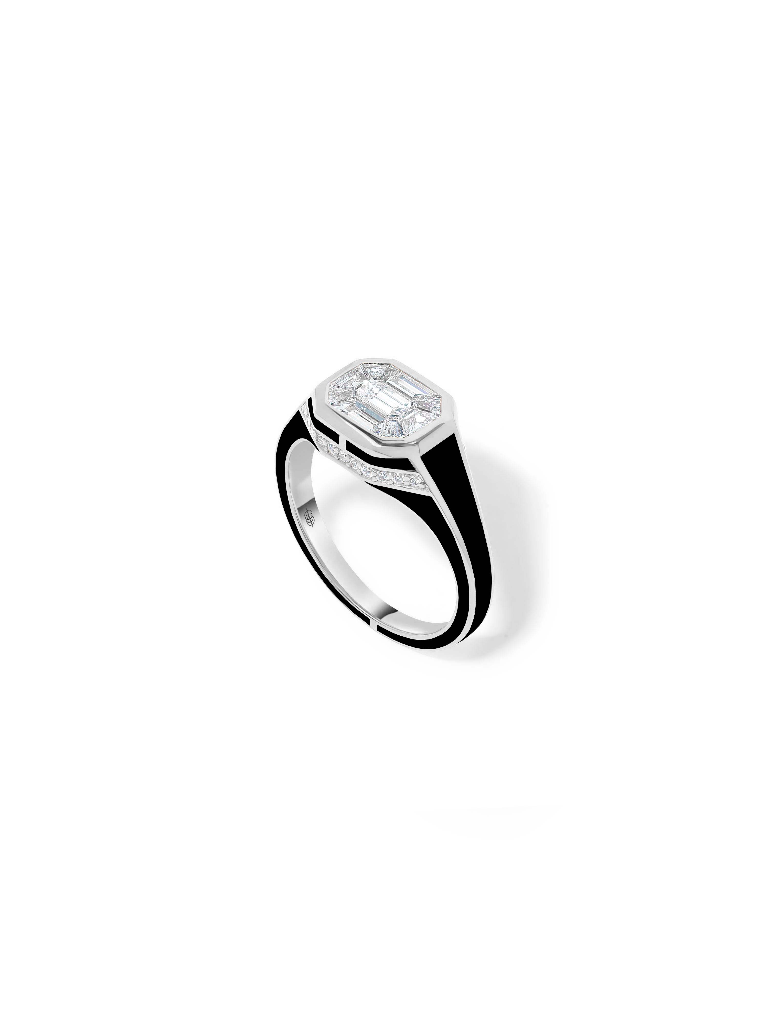Cabot Jet Black Ring