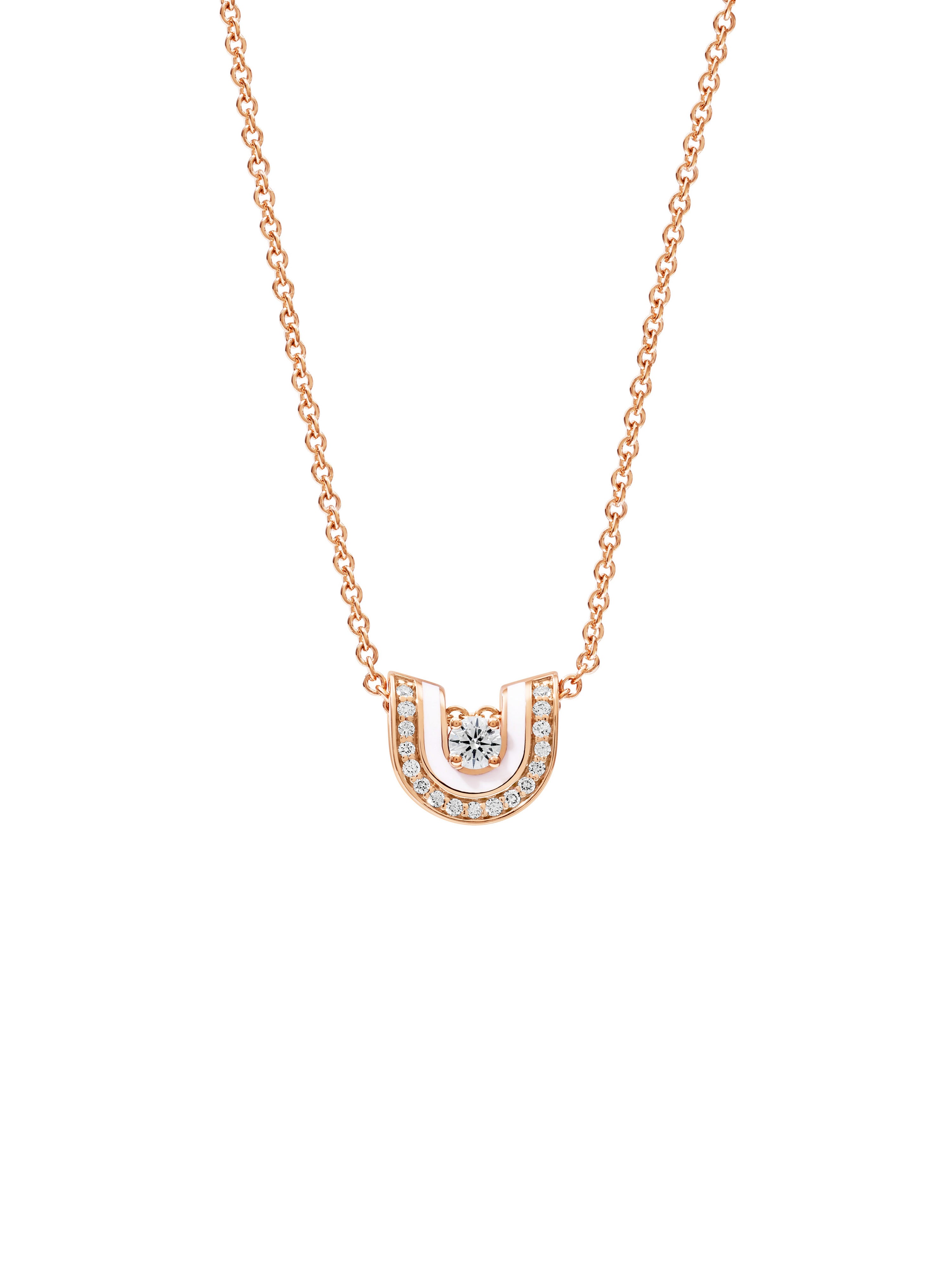 Dias Minor Bone White Pendant