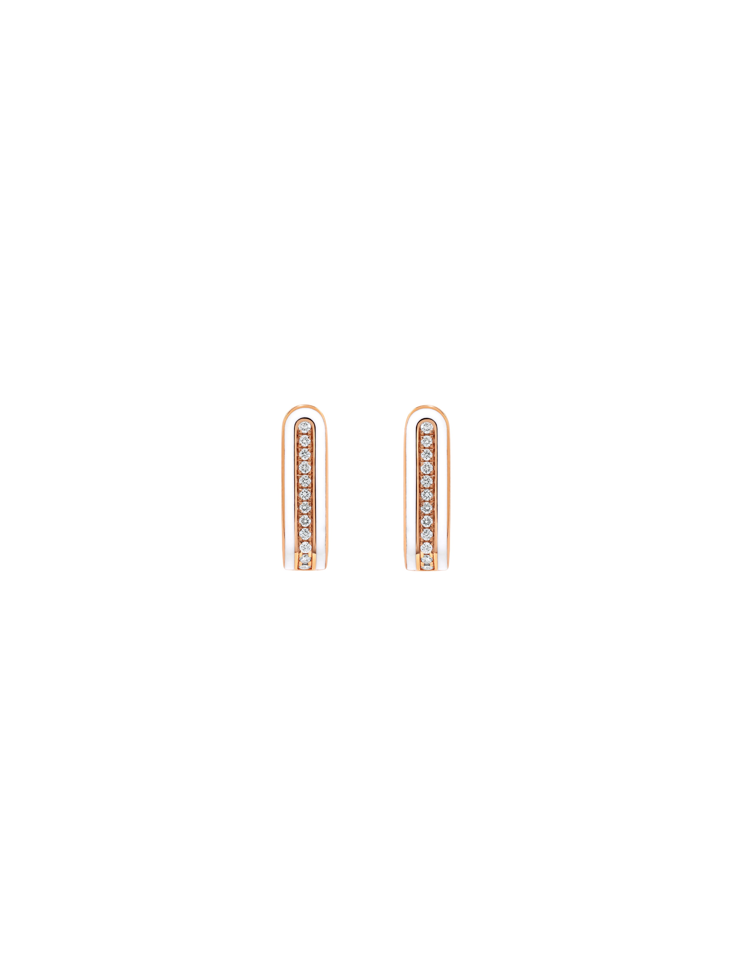 Hedin Bone White Earrings