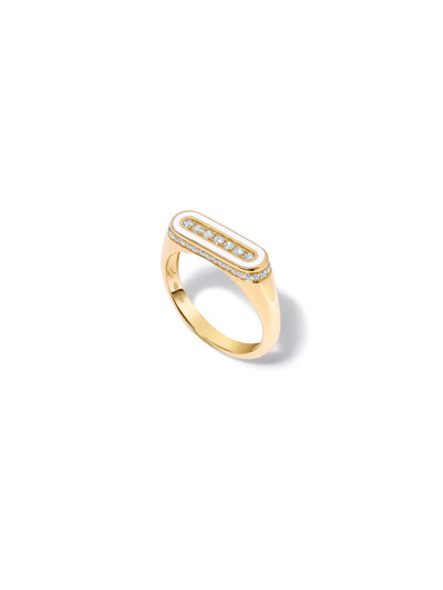 Hedin Bone White Ring