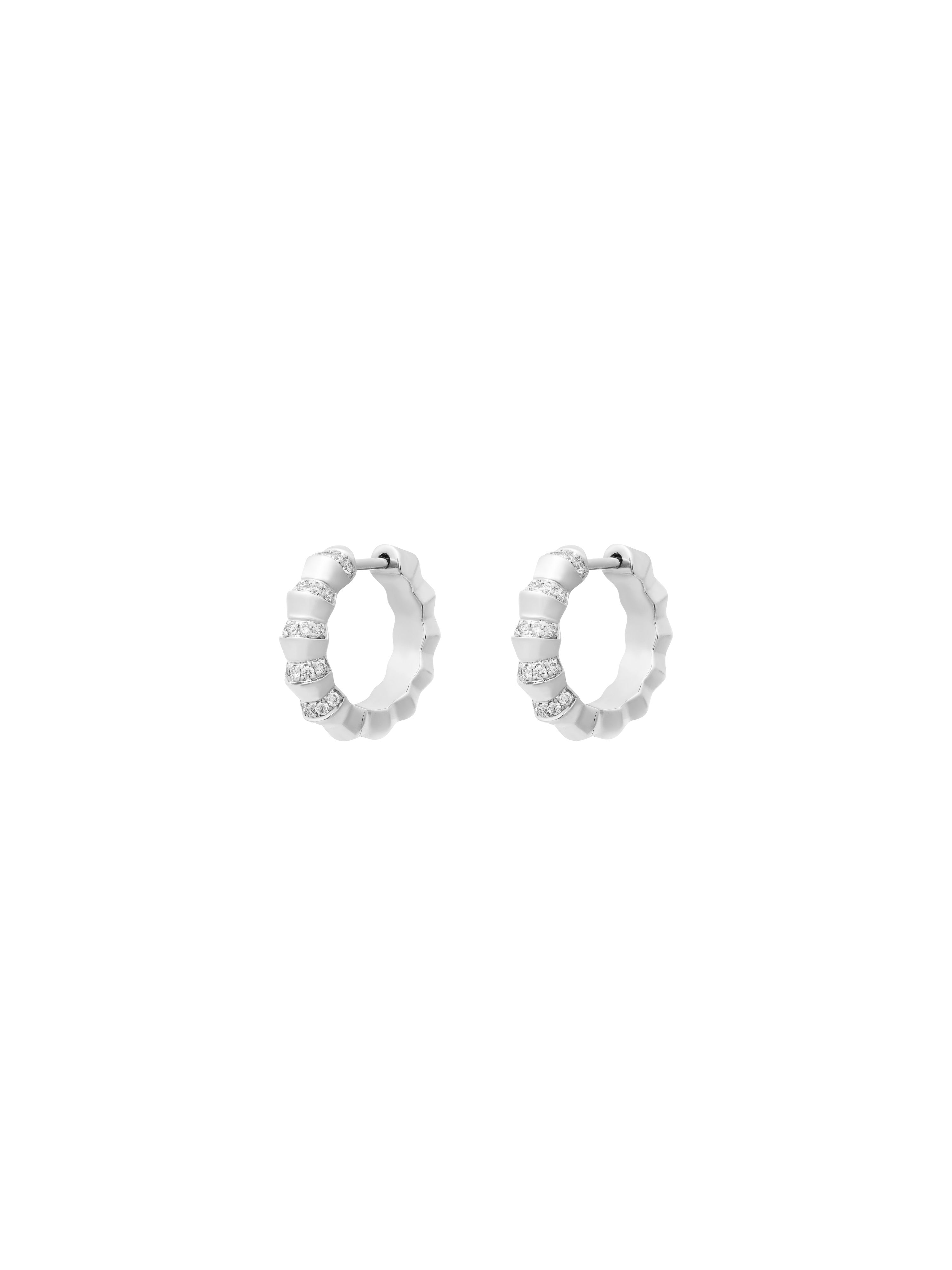 Borsh Minor Pavé Hoop Earrings
