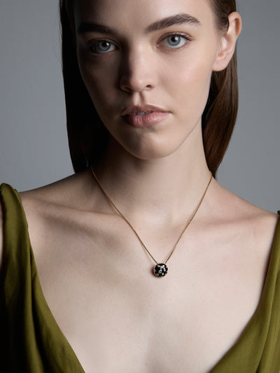 Toadstool Jet Black Pendant