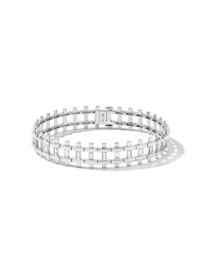 Railroad Diamond Bracelet