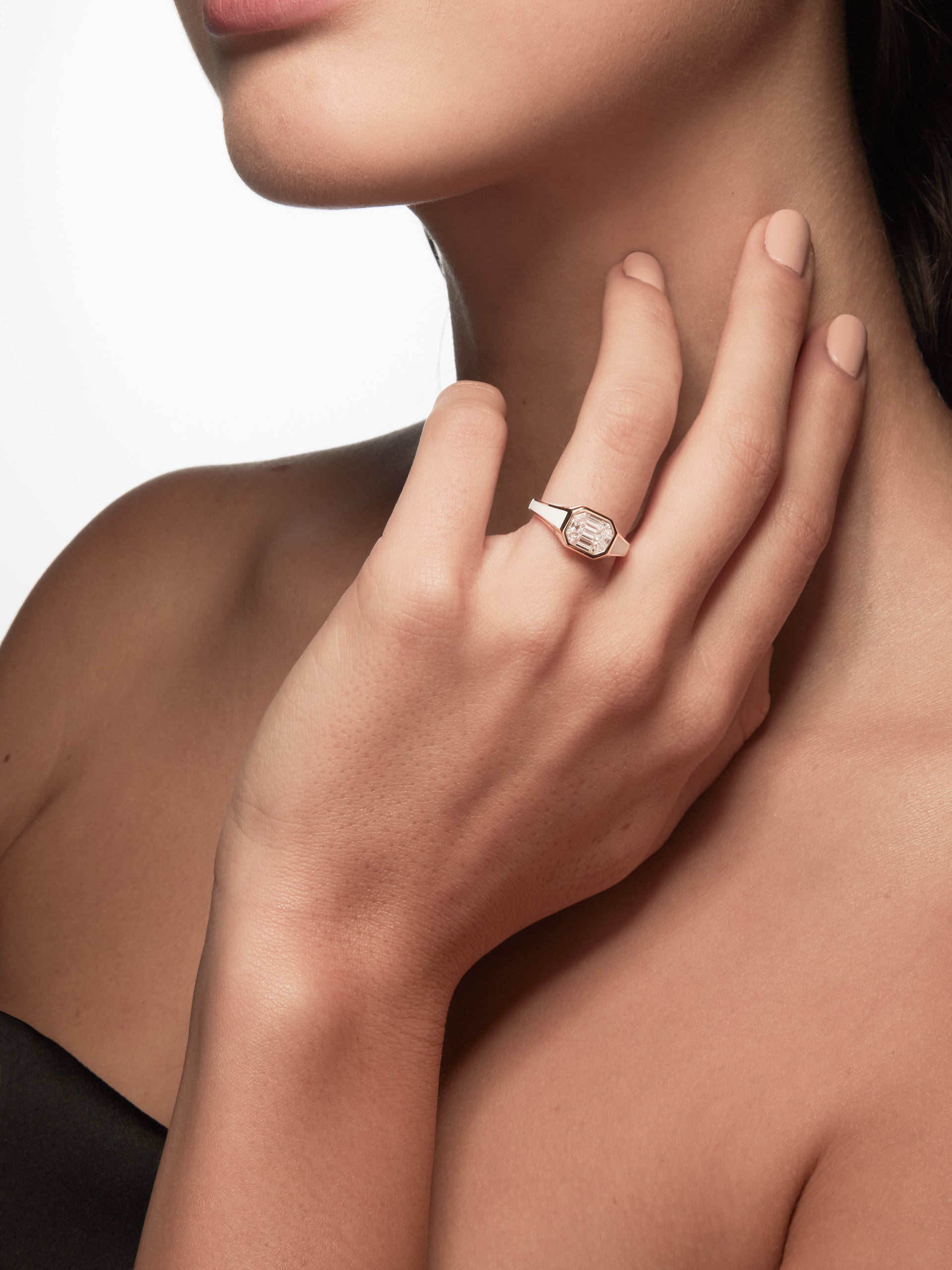 Cabot Bone White Ring